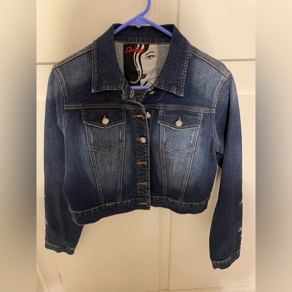 Jacket  XL denim blue great condition no flaws - Picture 1 of 4